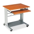 thumbnail image 1 of Safco Eastwinds Argo Mobile Metal Computer Cart in Cherry, 1 of 2