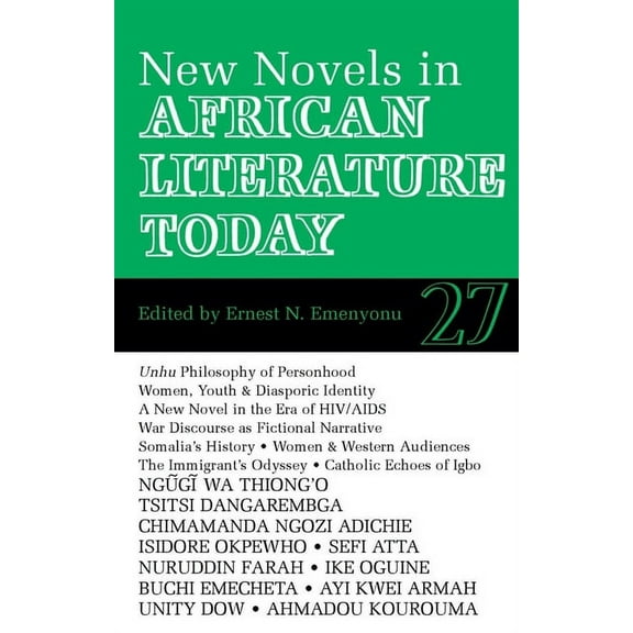African Literature Today (Hardcover) Alt 27 New Novels in African Literature Today, Book 27, (Paperback)