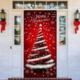 thumbnail image 4 of Holiday Decorative Tapestry Door Sign for Parties - Cow and Snowman Theme Door Curtain for Home and Festive Events, 4 of 5