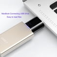 thumbnail image 4 of Adaptador MINCHEN tipo C macho a USB 3.0 hembra, paquete de 10 unidades, dorado, 4 of 8