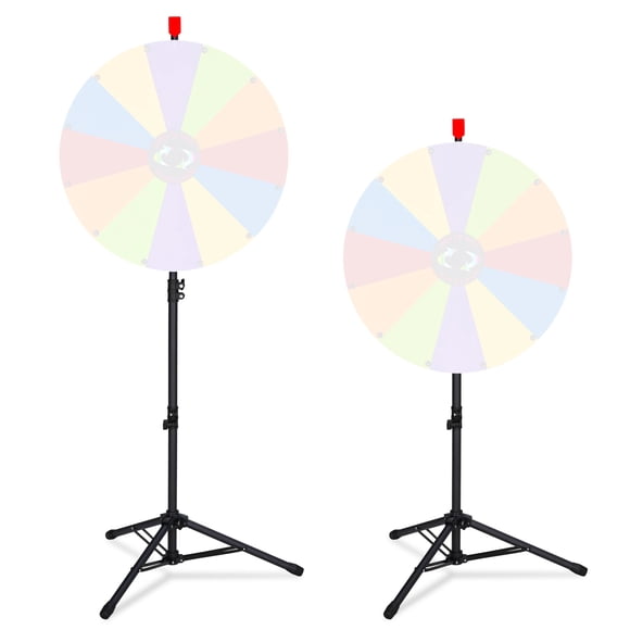 WinSpin Tripod Floor Stand Base Height Adjustable Portable for 24" Prize Wheel Trade Show Commercial Events