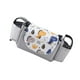 thumbnail image 1 of Bolsa organizadora para cochecito con portabotellas, almacenamiento de juguetes, artículos esenciales para bebé, bolso de mano gris claro, 1 of 9