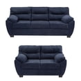 thumbnail image 1 of Sala 3-2 TRINITY Monza 2 Piezas (Sofá, Love Seat) Azul Soho Para Sala, 1 of 8