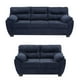 thumbnail image 1 of Sala 3-2 TRINITY Monza 2 Piezas (Sofá, Love Seat) Azul Soho Para Sala, 1 of 8