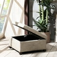 thumbnail image 2 of Square storage ottoman - Easy to assemble - Nursery - Store baby essentials, 2 of 3