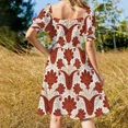 thumbnail image 4 of Blacksburg - Indian Flower Sleeveless Dress women clothes, 4 of 7