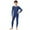 Blue, variant on Ulanda Boy’s Thermal Underwear Set Kid’s Winter Base Layer Fleece Lined Compression Shirt Pant (Grey, 15-16 Years)
