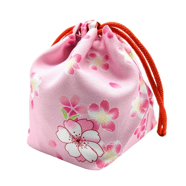 Bolso Japonés con Cordón Yuyangstore Monedero Bolsa de Almuerzo