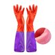 thumbnail image 2 of Guantes de goma cálidos, suaves y resistentes al agua para el hogar, para limpiar platos y lavar ropa., 2 of 6