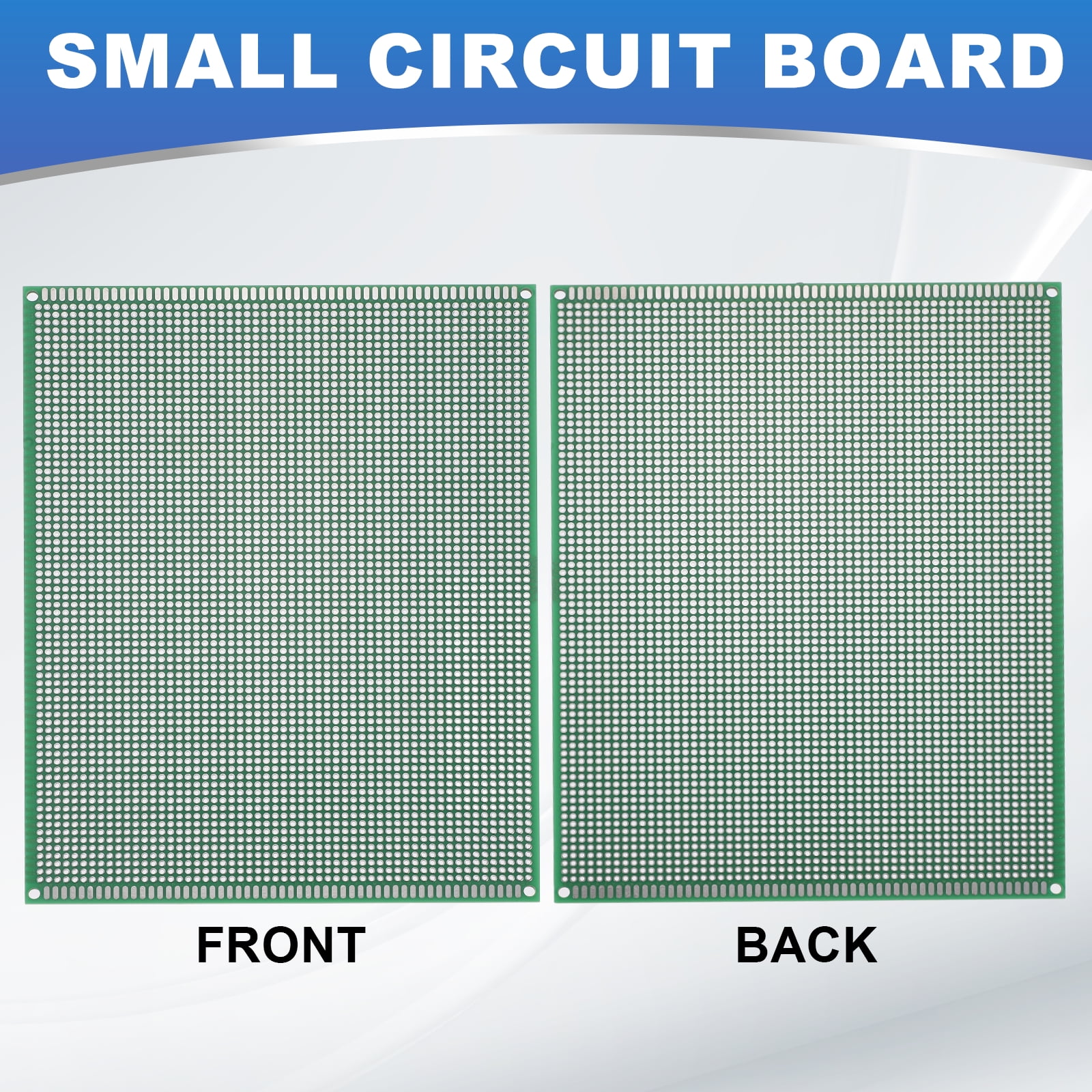 Uxcell 2Pcs Breadboard Solderable 200mm x 150mm Green Circuit PCB Board Double Sided Tin-Plated PCB Prototype Board for Electronics Prototyping, DIY Circuits Projects