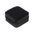 thumbnail image 1 of Joyero Portátil de Cuero - Organizador de Joyas con Cremallera - Negro Genérica Joyero, 1 of 2