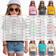 thumbnail image 3 of NOLDARES Kids Christmas Shirt Girls Boys Merry Christmas Tshirt Xmas Tree Short Sleeve Tops Xmas Gifts Christmas Party Outfits(D107-Black), 3 of 6