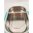 thumbnail image 2 of Tedemei Stainless Steel Insulated Lunch Box 980ml with Adjustable Compartment in Green., 2 of 8