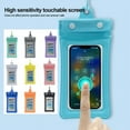 thumbnail image 2 of Waterproof Phone Bag Waterproof Phone Bag Sensitive Touch Screen High Clarity Anti-slip Airbags Float Rafting Water Park Mobile Phone Cover Water Sports, 2 of 6