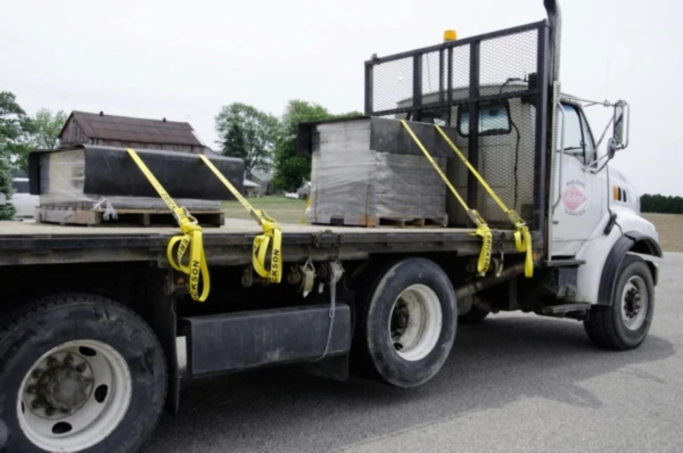 Erickson 78627 2" x 27' 10,000 lbs Load Limit Ratcheting Tie-Down Strap with Double J-Hooks