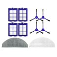 thumbnail image 1 of 10pcs For Eufy X8 Washable Side Brush Mop Cloth Hepa Filter Household, 1 of 5