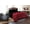 Black/Burgundy, variant on Elegant Comfort 3-Pieces Purple Pink Comforter Bedding Sets, Queen