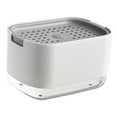 thumbnail image 2 of Dispensador de líquido para lavavajillas a presión, dispensador de jabón con esponja, caja dispensadora de jabón, dispensador de jabón con soporte para esponja, rendimiento de primer nivel, 2 of 8
