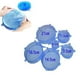 thumbnail image 2 of 6 Tapas De Silicona Elasticas Para Envoltura De Alimentos INOVIS Reutilizables Ajustables, 2 of 4