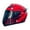 Red L, variant on Ximing Full Face Bike Helmet Helmet for Men Women Adjustable BMX Helmet Cycling Helmet Cap for Outdoor Activities