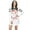 Multicoloured, variant on A Christmas Story Womens' Ralphie Nightgown Sleepwear Holiday Athletic Varsity-Style Long-Sleeve Loungewear