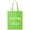 Lime, variant on Feeling Lucky Cotton Canvas Tote Bag