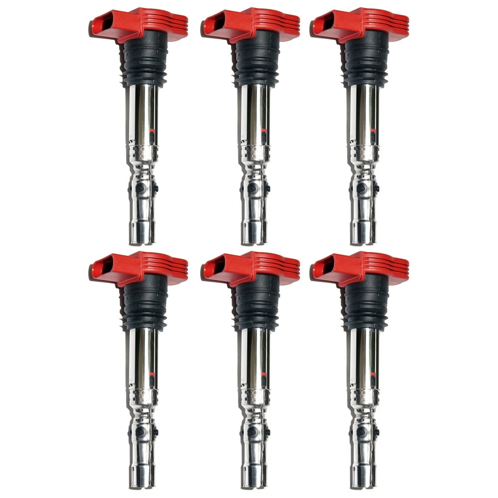 Set of 6 Ignition coils for Audi A4 A6 Quattro 3.0L V6 UF483 C1471