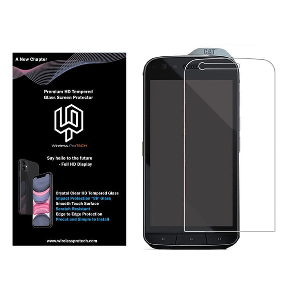 Protector de pantalla Wireless PROTECH de vidrio templado 9H para CAT S61