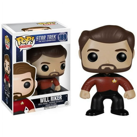 Funko Star Trek: The Next Generation POP! Television WILL RIKER Vinyl Figure #189