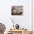 thumbnail image 3 of Baseball Poster Wall Art Inspirational God Quotes Poster Sports Wall Decor Rustic Picture Canvas Prints Framed Modern Artwork for Home Living Room Bedroom Gym Playroom 20"x16", 3 of 6