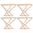 thumbnail image 1 of 4 Pcs Geometric Air Plant Holder Air Plant Rack Metal Plant Stand Air Plant Display Stand, 1 of 8