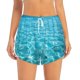 thumbnail image 2 of Balery Crystal Clear Ocean Waves Pantalones cortos deportivos para mujer con forro y dos bolsillos, elásticos, para entrenamiento, gimnasio, yoga-Small, 2 of 7