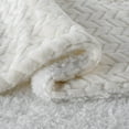 Sherpa wool blanket, double sided super soft plush blanket blanket size
