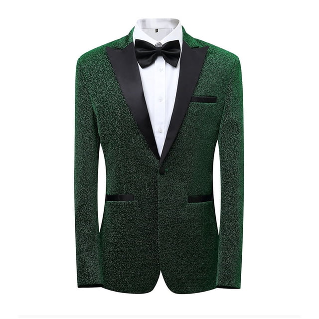 WEAIXIMIUNG Carnaval Masculin Brillant Coupe Ajustée Veston Mariage Spectacle Robe Homme Complet
