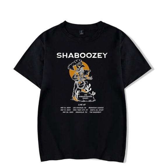 Shaboozey Merch Tour Live T-shirt t shirt Men Women Short Sleeve Country Music Merch Tee Crewneck Streetwear