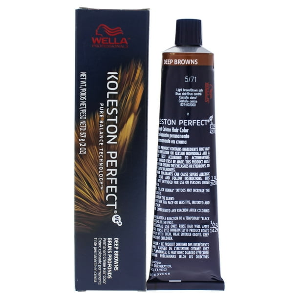 Wella Koleston Perfect Permanent Creme Hair Color 5 71 Light BrownBrown Ash
