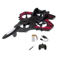 thumbnail image 1 of Avión de control remoto de espuma, avión de combate RC, juguete volador portátil para exteriores Batería roja 1, 1 of 7
