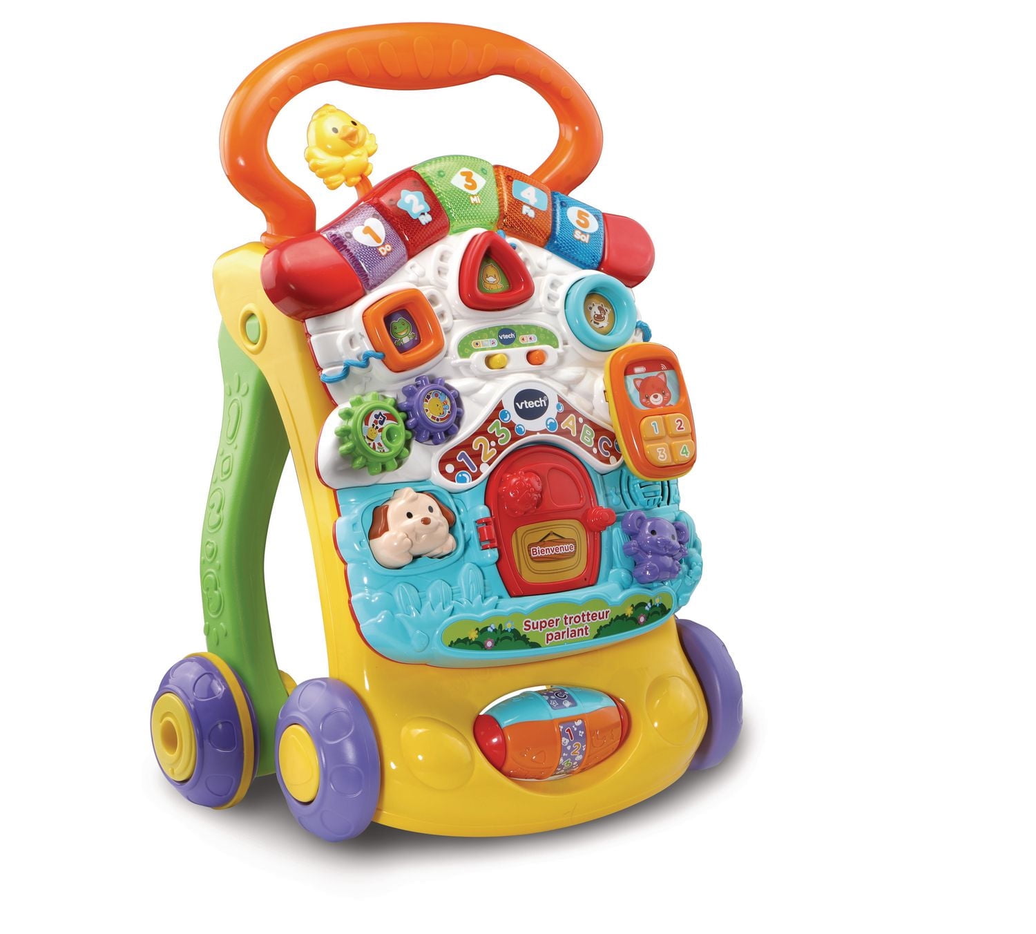 VTech Stroll & Discover Activity Walker - Grow With Me Baby & Toddler Toy - French Version, 9-36 Months, 9 months and up