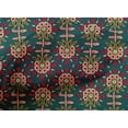 thumbnail image 4 of oneOone Cotton Poplin Fabric Leaves & Floral Block Fabric Prints By Yard 56 Inch Wide, 4 of 4
