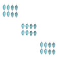 thumbnail image 2 of relayinert 8pieces Tree Decoration Eye-catching Pine Cone Decorations For Festive Lake Blue 3Set, 2 of 6