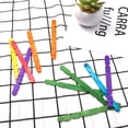 thumbnail image 5 of CIMAXIC 200 Pcs Wooden Craft Sticks for DIY Use Assorted Color Light Weight with Hole Design Suitable for,4.49"X0.39"X0.08", 5 of 5