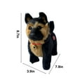 thumbnail image 3 of Xecvkr Plush Animal Interactive Robot Dog Toy Electronic Puppy Walking Barking Music Touch Control Realistic Children’s Pet Plush Polyester Home Birthday Gift 8.7x7.9x3.9in, 3 of 8