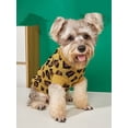 thumbnail image 2 of Nvzi Ropa para perros: Camiseta suave, gruesa y cálida para cachorros, suéter de invierno (amarillo, XS), 2 of 4