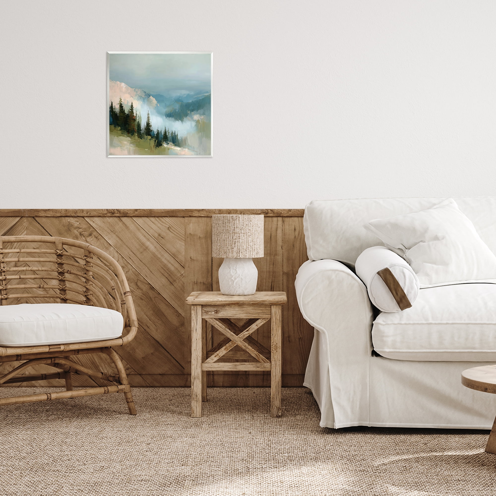 Stupell Industries Mountain Forest Impression Wall Plaque Art, design by Kim Curinga