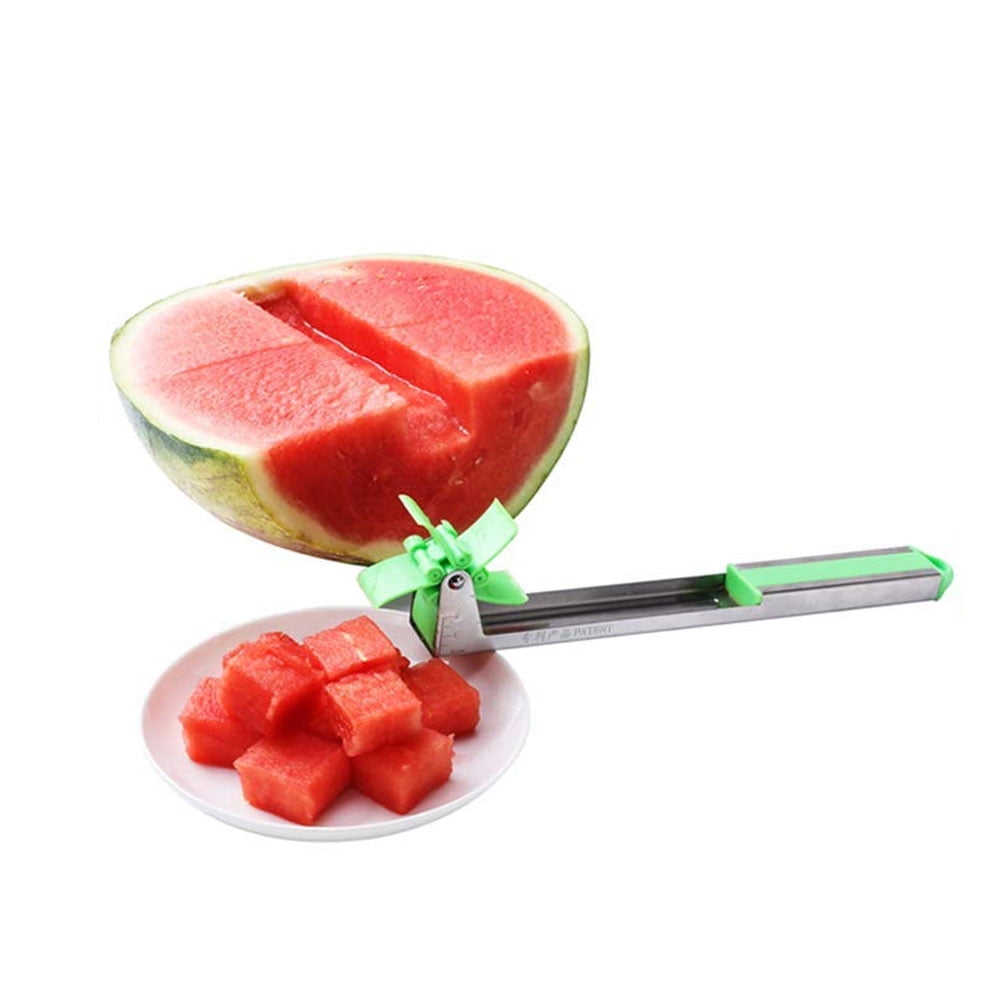 Watermelon Slicer Dicing Knife, Stainless Steel Watermelon Windmill