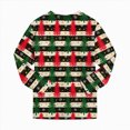 thumbnail image 4 of sdbrld Unisex Christmas Pajama Outfits Kids Boys and Girls PJs Pants and Long Sleeve Top Matching Cute Set 2 Piece Holiday Xmas Sleepwear Red Sizes 5-6 Years, 4 of 9