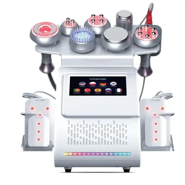 Lipolaser Cavitador 80k 9 en 1 con 8 almodadillas