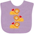 thumbnail image 3 of Inktastic Lion Jungle Animals Boys or Girls Baby Bib, 3 of 4