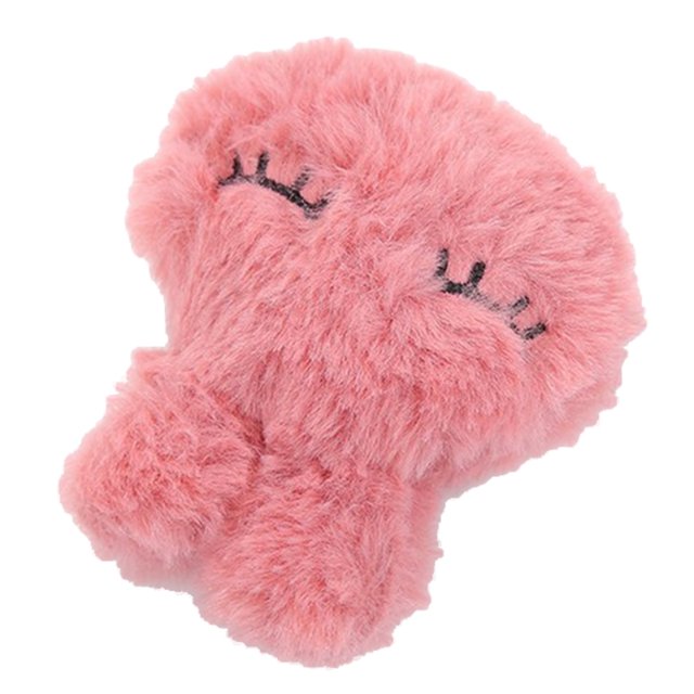 Squeaky Plush Dog Toy Artificial Fur Star Rabbit Dog Chew Toy Dog Teething Toy