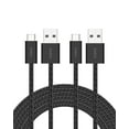 thumbnail image 1 of Cable USB-A a USB-C trenzado Belkin de 3 m para iPhone y más, 1 of 8